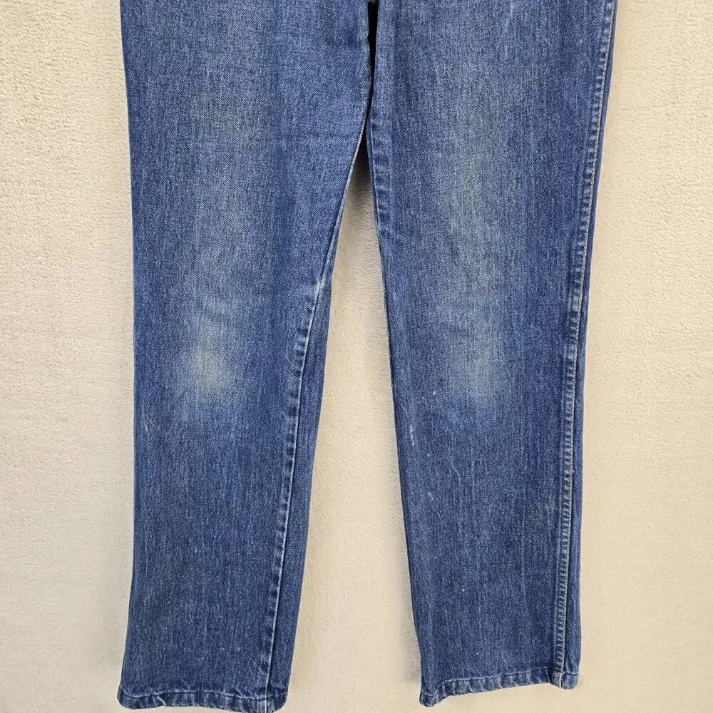 Vintage 80s Levis 557 Jeans Mens 30x36 (Fits 29x29) Blue Cowboy Western USA Made